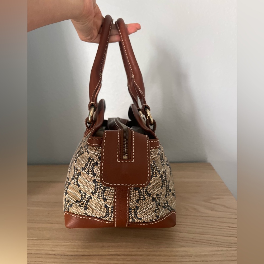 CELINE Ultra Rare Straw Raffia Macadam East West Panier Satchel Triomphe - Picture 4 of 12